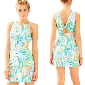 Courtney Shift Dress Multi Sea Salt And Sun